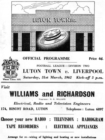 Match programme